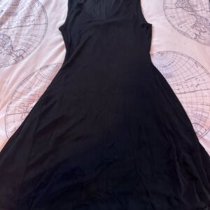 bebe Black Midi Dress